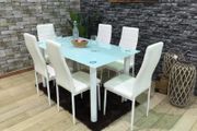 Glass Dining Table Set 6 chairs FREE Delivery