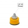 Glass Polish GP12706 Hook and Loop Backing Pad, Spot Backer pad with 1/4 thread/diameter: 1'' 25mm Image 2