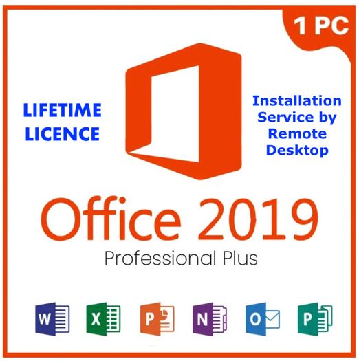 Sale Microsoft Office 2019 Pro Plus Lifetime Key For Windows 10 11 For ...