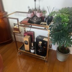 brass drinks trolly