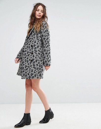 Glamorous Leopard Print Coat