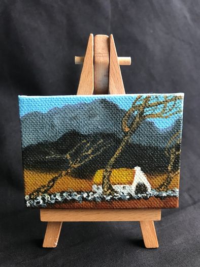 Miniature - Acrylic on Canvas - West of Ireland