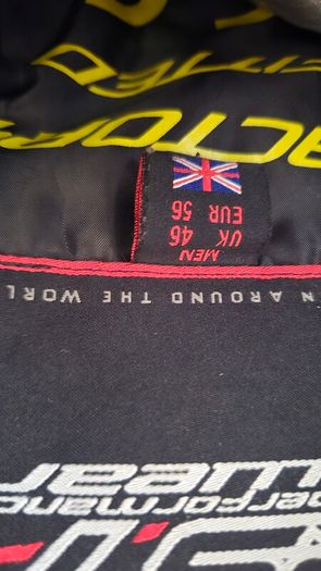 rst leather motorbike jacket