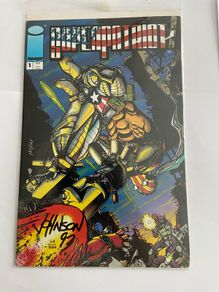 Dave Johnson signed comic