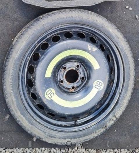Audi A4 A6 A7 etc 19" Spacesaver Spare Emergency Wheel 5x112 with 66.5 c/b @ OCG