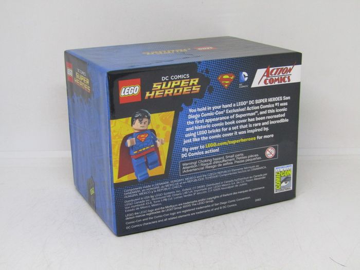 Lego Super Heroes Superman SDCC 2015 Limited Edition DC Action Comics #1 New Sealed Very rare Number 362 of 1500
