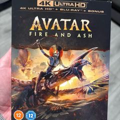 Avatar Fire and Ash 4K Ultra HD + Blu-ray + Blu-ray Bonus disc