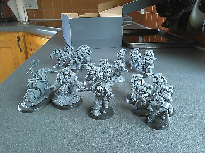 warhammer 40k Space marine combat patrol plus extras