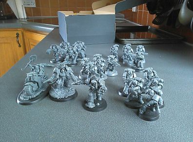 warhammer 40k Space marine combat patrol plus extras