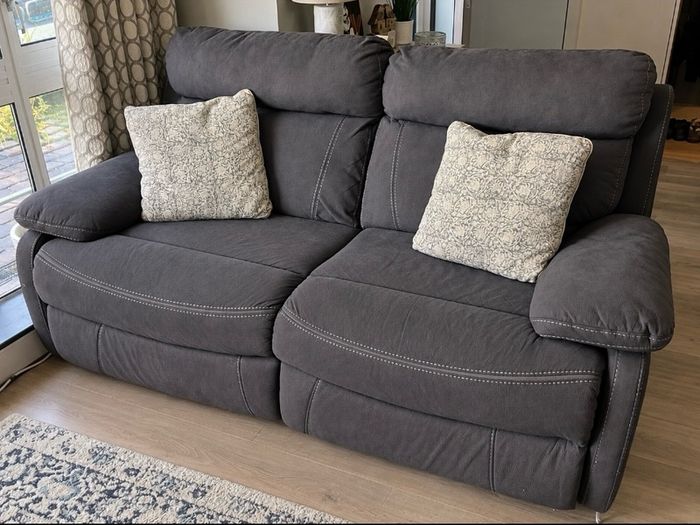 Large 2 Seat Harvey Norman Elec Recline Sofa