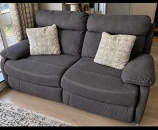 Large 2 Seat Harvey Norman Elec Recline Sofa
