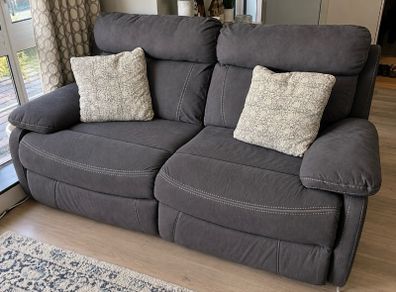 Large 2 Seat Harvey Norman Elec Recline Sofa