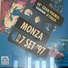 1997 F1 Monza Italian Grand Prix Poster