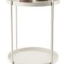 Pair of JYSK HAVLIRE Beige Metal Side Tables Image 10