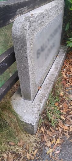 Large Solid Granite Sign with Base