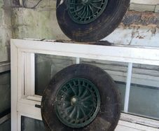 Wheels for cart
