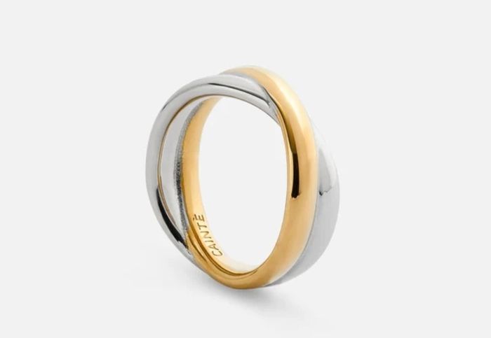 Two toned ring