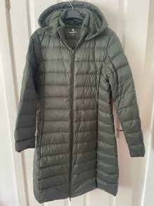 Lisa Lust Olive Green Long Puffer Size 14