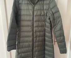 Lisa Lust Olive Green Long Puffer Size 14