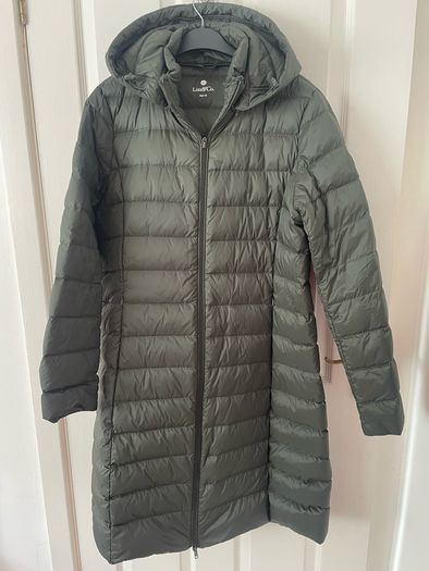 Lisa Lust Olive Green Long Puffer Size 14