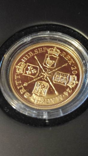 2024 St. Helena East India Company Gold Proof "Cruciform & Sceptre"