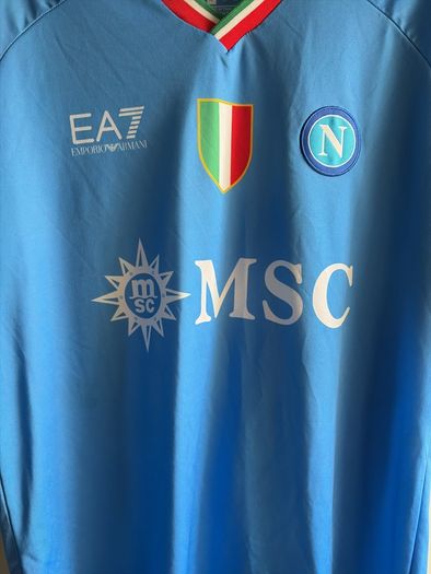 SSC Napoli EA7 Emporio Armani Home Shirt 2023/24 Blue MSC