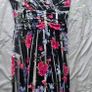 Gina Bacconi Women's Jersey Maxi Dress Cocktail Dress, Striped with Flowers, 38 /M Image 7