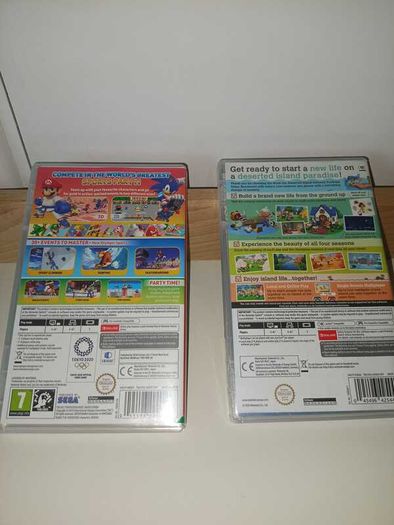 Nintendo Switch Games Animal Crossing & Mario each