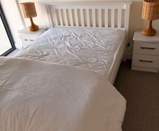Double bed and two bedside units