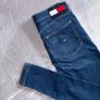 Tommy Hilfiger Blue Skinny Jeans Sylvia W29 L32 UK 10  TH Iconic Logo Patch Image 5