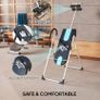 HOMCOM Foldable Gravity Inversion Table AB Exercise Bench Back Therapy Home Fitness Bench, Multi Image 3