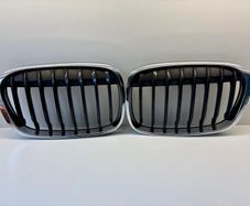 BMW X1 F48 original front kidney grilles Chrome Black