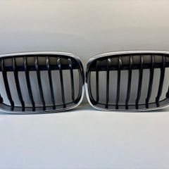 BMW X1 F48 original front kidney grilles Chrome Black