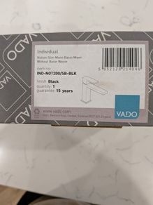 VADO Slim Mono Basin Mixer Tap