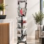 32 Pocket Rotating Magazine and Brochure Display Stand 193cm Mobile Retail Rack Image 2