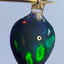Ethiopian Black Opal Pendant 2.98 ct on 925 Silver bail Image 6