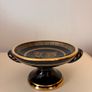 Vintage Greek Ceramic Candle Holder/Dish - Spates Keramik 24K Gold Image 8