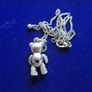 Vintage Silver Teddy bear Necklace Image 9