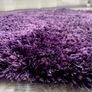 Shaggy Circle Purple Rug 80cm in very good condition Image 2
