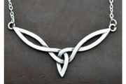 Vintage Style Necklace with Celtic Knot + also matching earrings available