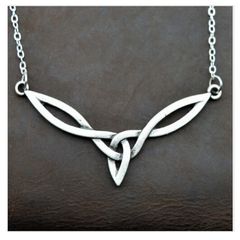 Vintage Style Necklace with Celtic Knot + also matching earrings available