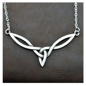 Vintage Style Necklace with Celtic Knot + also matching earrings available
