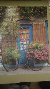 Country boutique bicycle Jigsaw puzzle 500 pcs great as poster