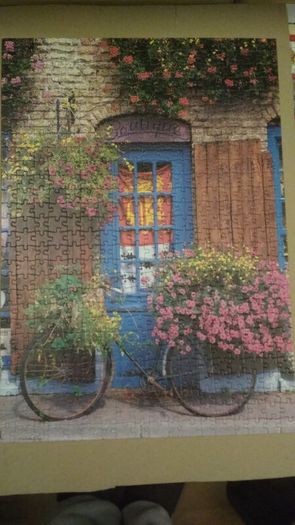 Country boutique bicycle Jigsaw puzzle 500 pcs great as poster