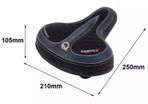 Comfortable Wide Big Bum Bike Bicycle Gel Cruiser Extra Sporty Soft Pad Saddle Seat Suitable For Any Type Of Bike