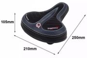 Comfortable Wide Big Bum Bike Bicycle Gel Cruiser Extra Sporty Soft Pad Saddle Seat Suitable For Any Type Of Bike