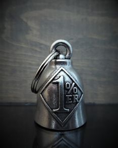 Bravo 3D One Percenter 1% Guardian Spirit Bell Motorcycle Motorbike Biker Gift