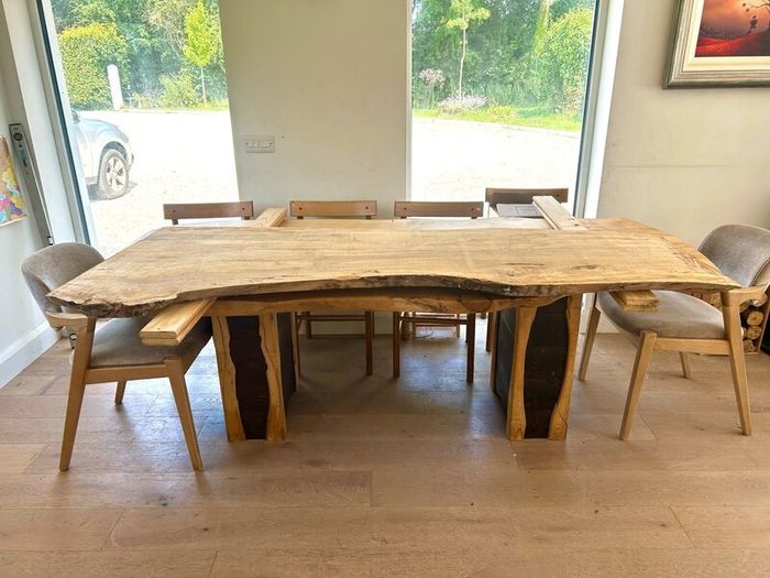 spalted beech slab