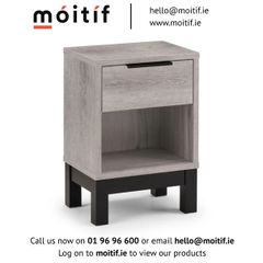 Verona 1-Drawer Bedside Table