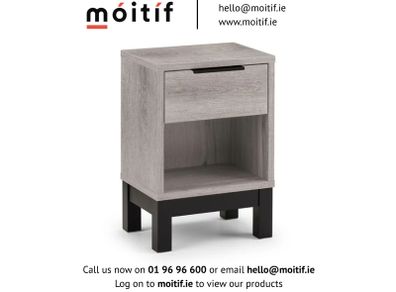 Verona 1-Drawer Bedside Table